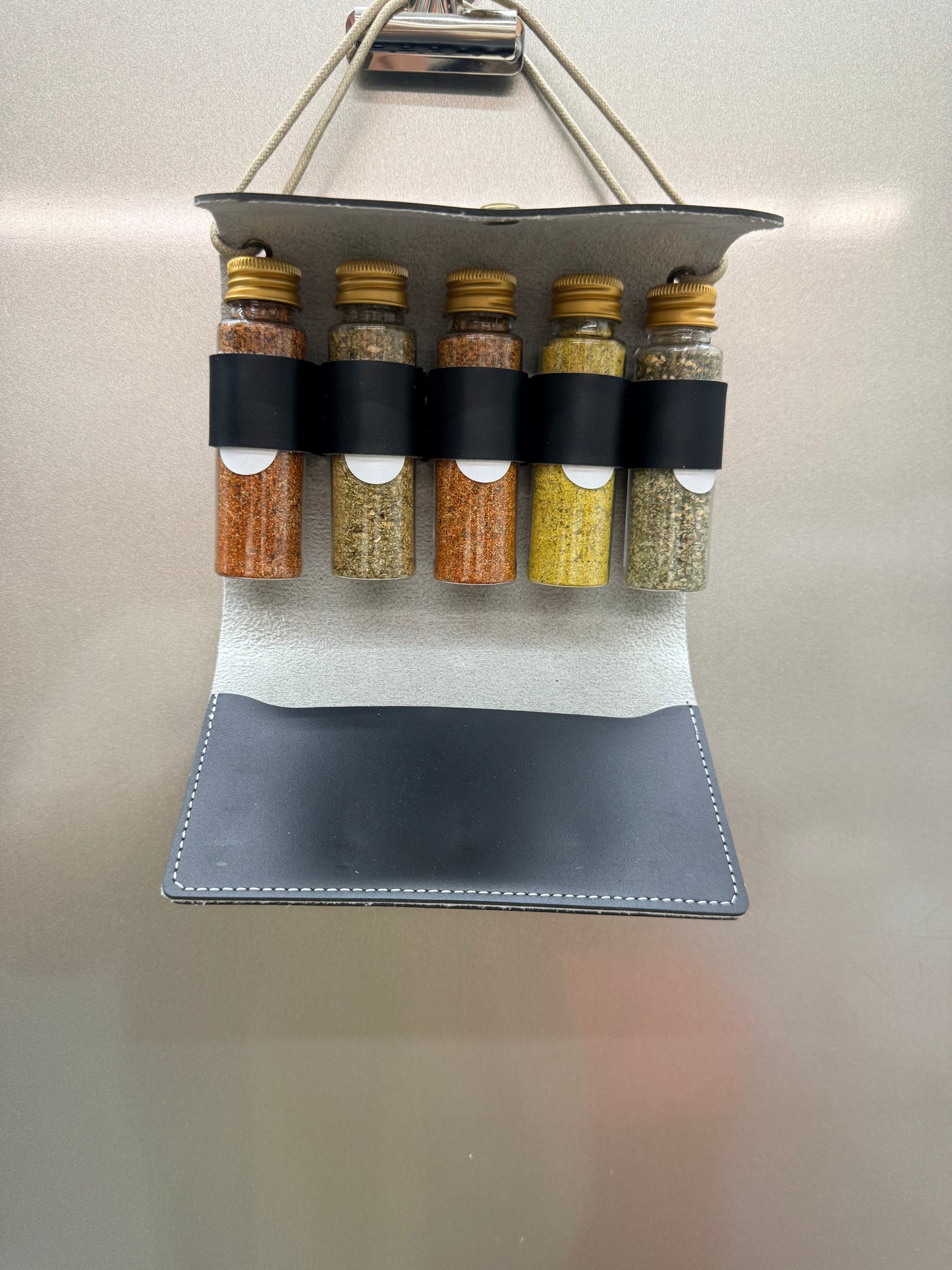 Leather Spice Bag