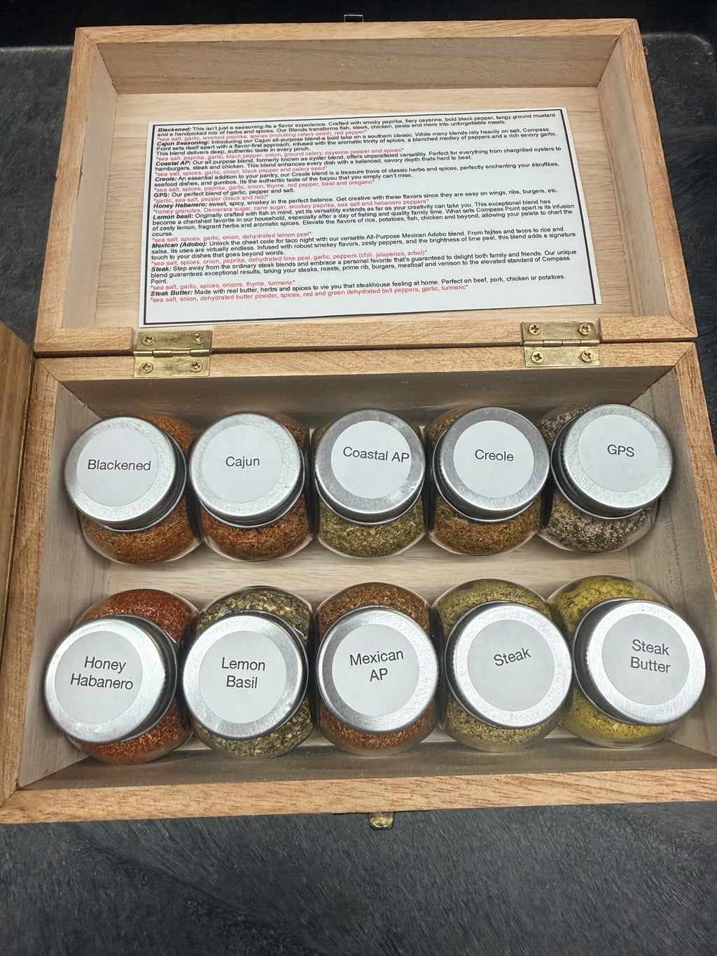 Boot Sample Box Limited Edition Wooden 10 Sample Box – Compass Point Blend