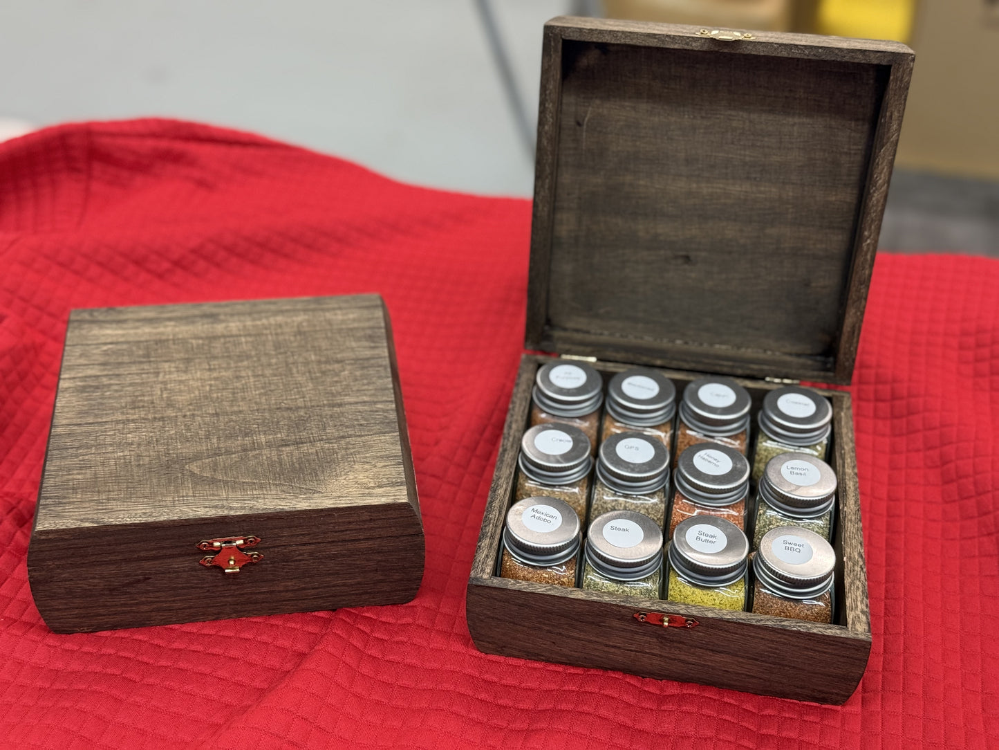 Limited Edition Wooden 12 Sample Box